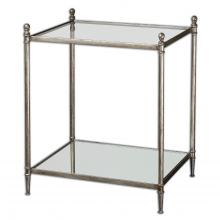  24282 - Gannon Mirrored Glass End Table